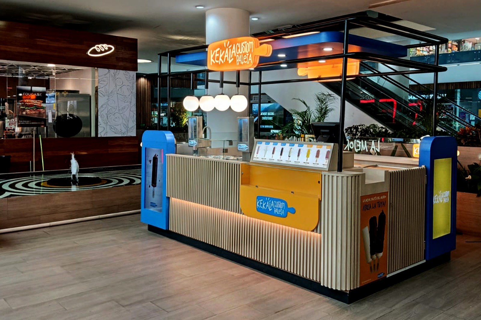 Modelo de Kiosco Kekala en centro comercial